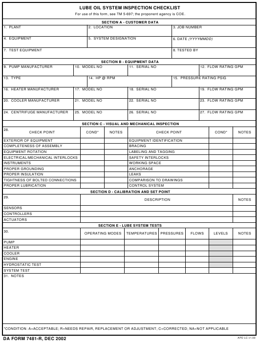 Download da Form 7481-R