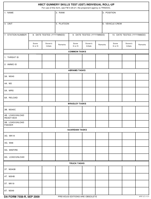 Download da Form 7558-R