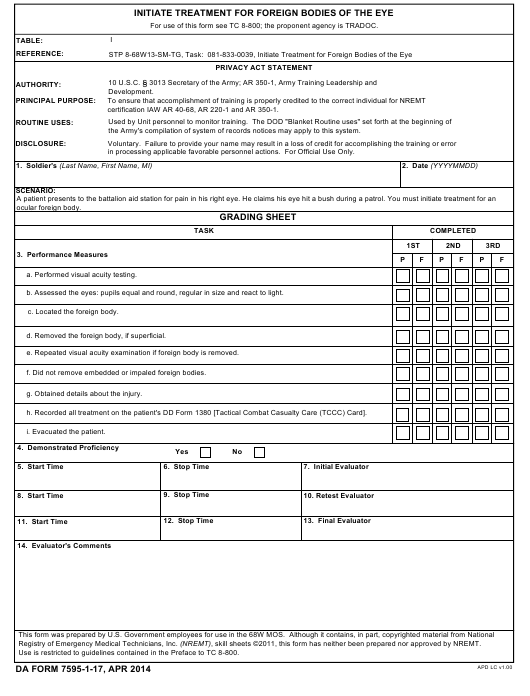 Download da Form 7595-1-17