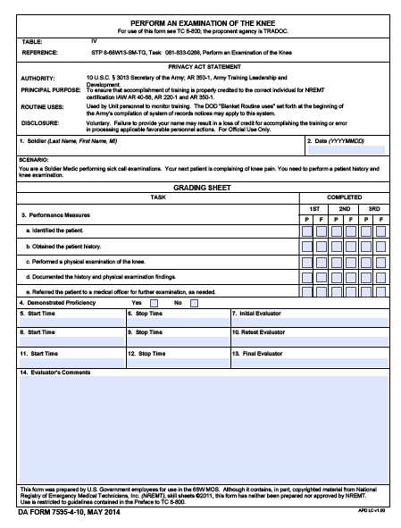 Download da Form 7595-4-10