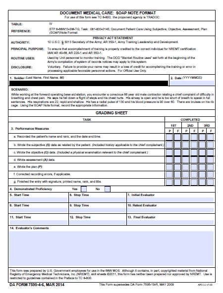 Download da Form 7595-4-6