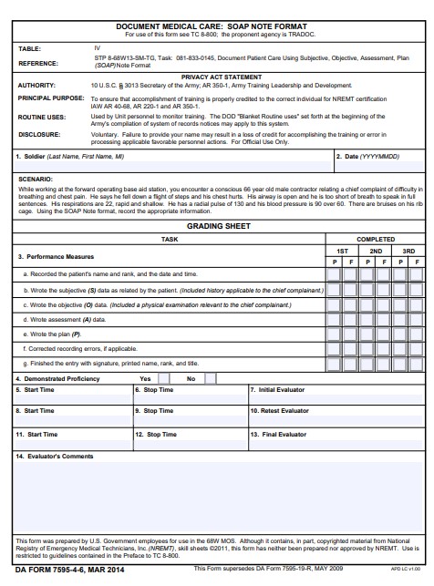 Download da Form 7595-5-4