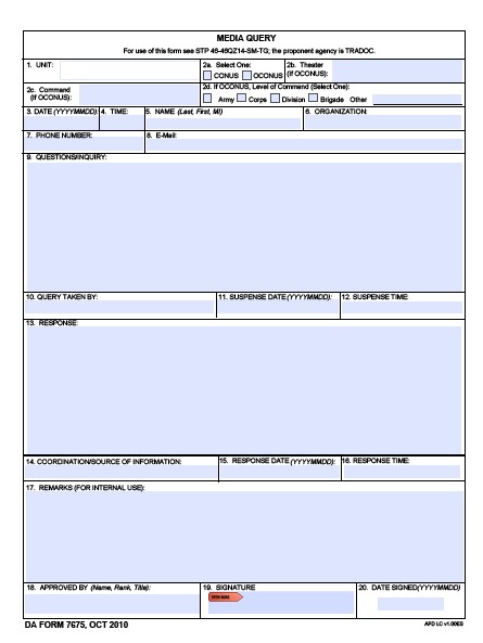 Download da Form 7675