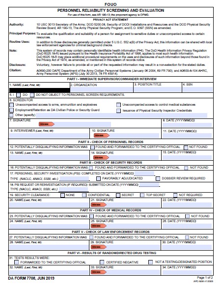 Download da Form 7708