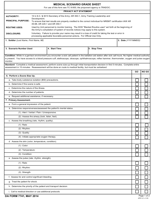 Download da Form 7741