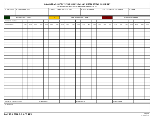 Download da Form 7752-1-1