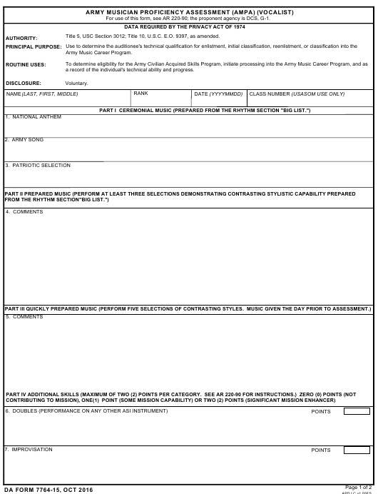 Download da Form 7764-15