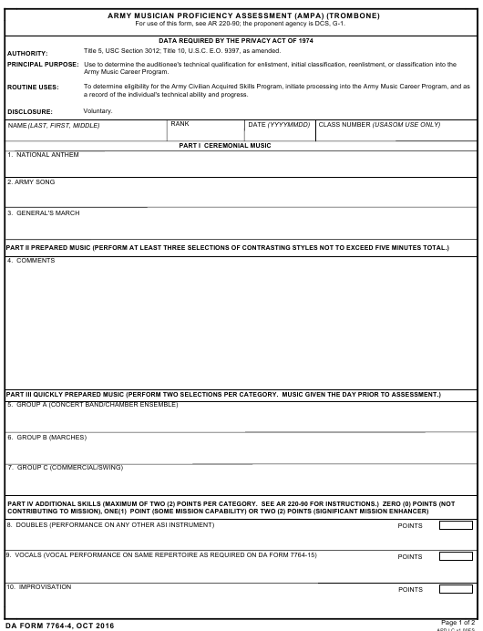 Download da Form 7764-4