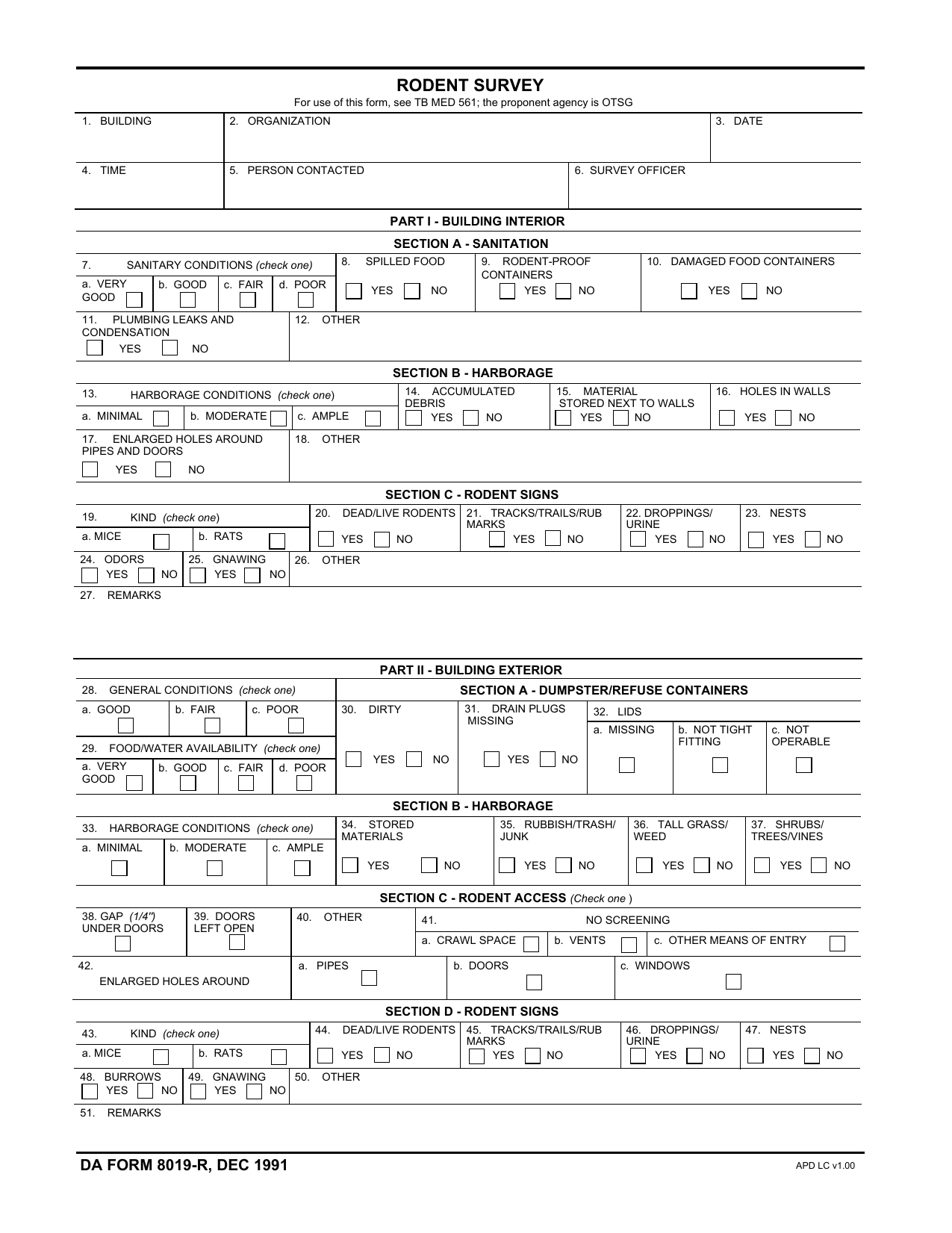 Download da Form 8019-R