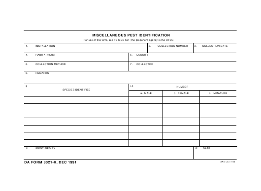 Download da Form 8021-R