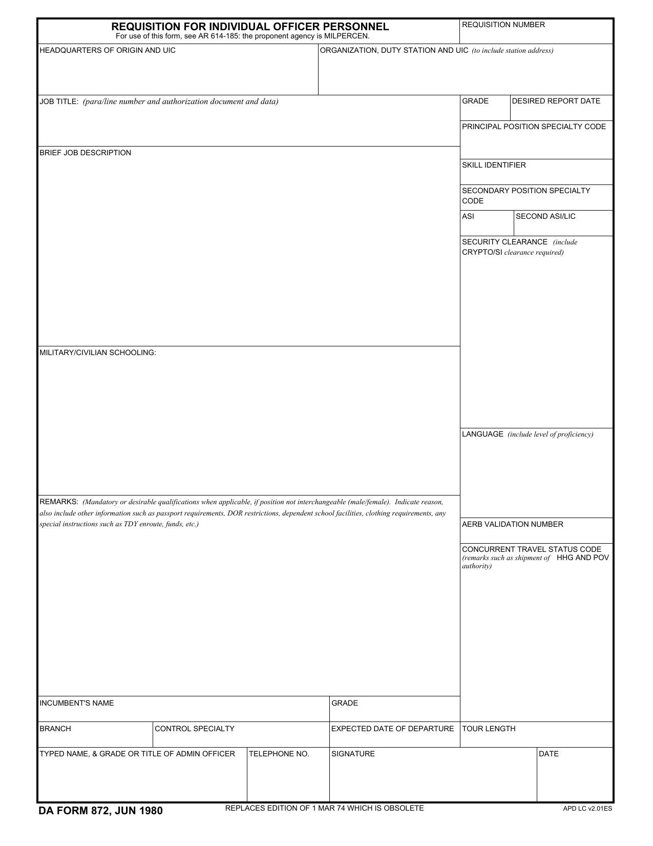 Download da Form 872