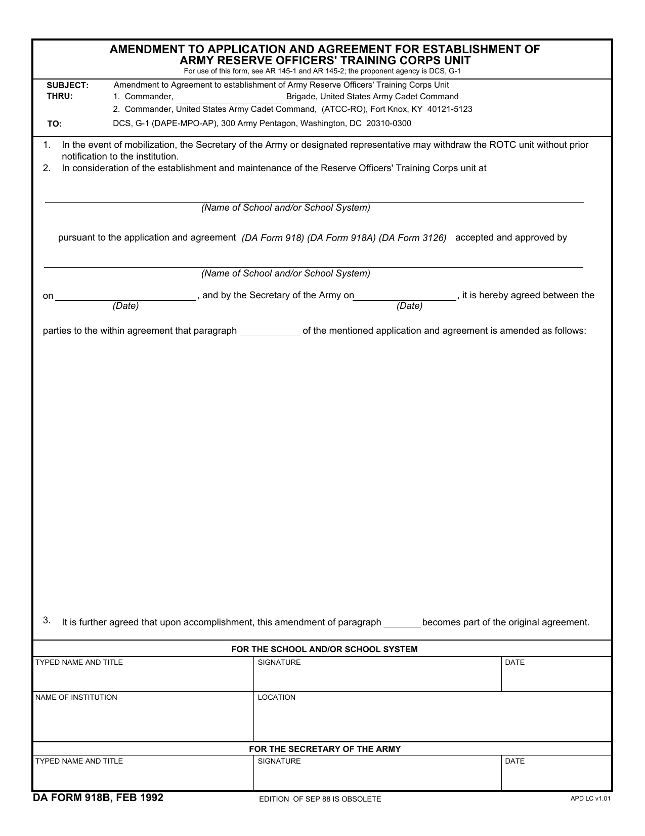 Download da Form 918B