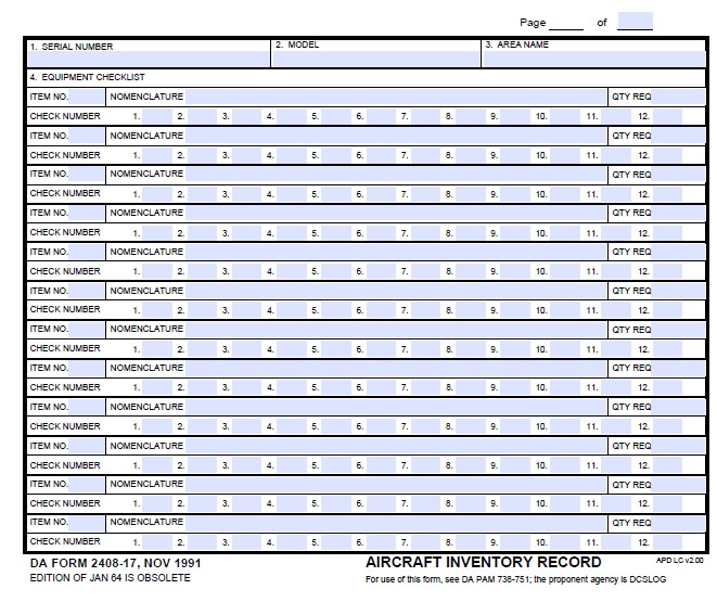 Download da Form 2408-17