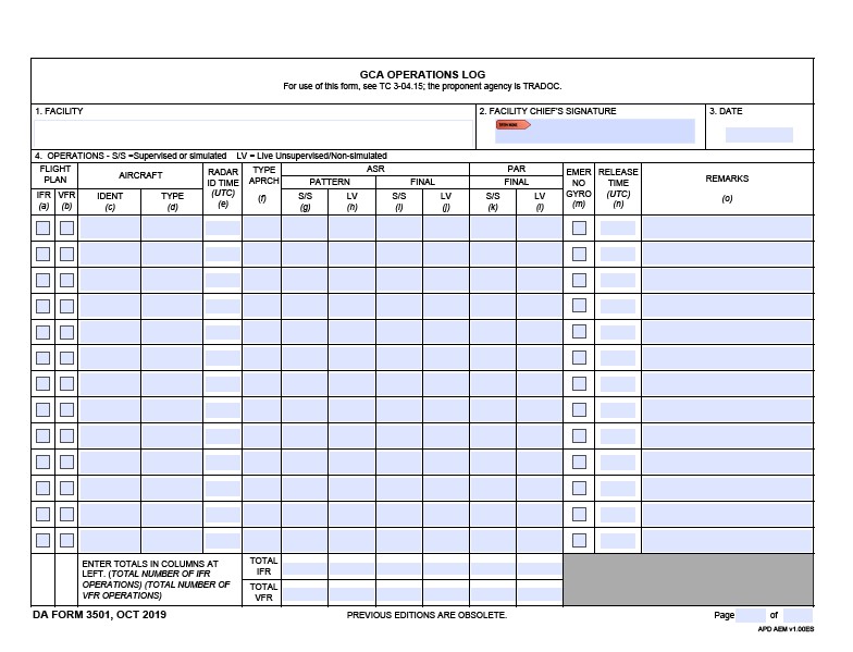 Download da Form 3501