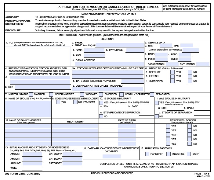 Download da Form 3508