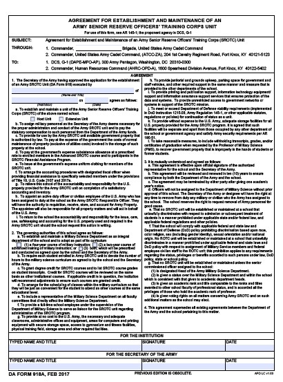 Download da Form 918A