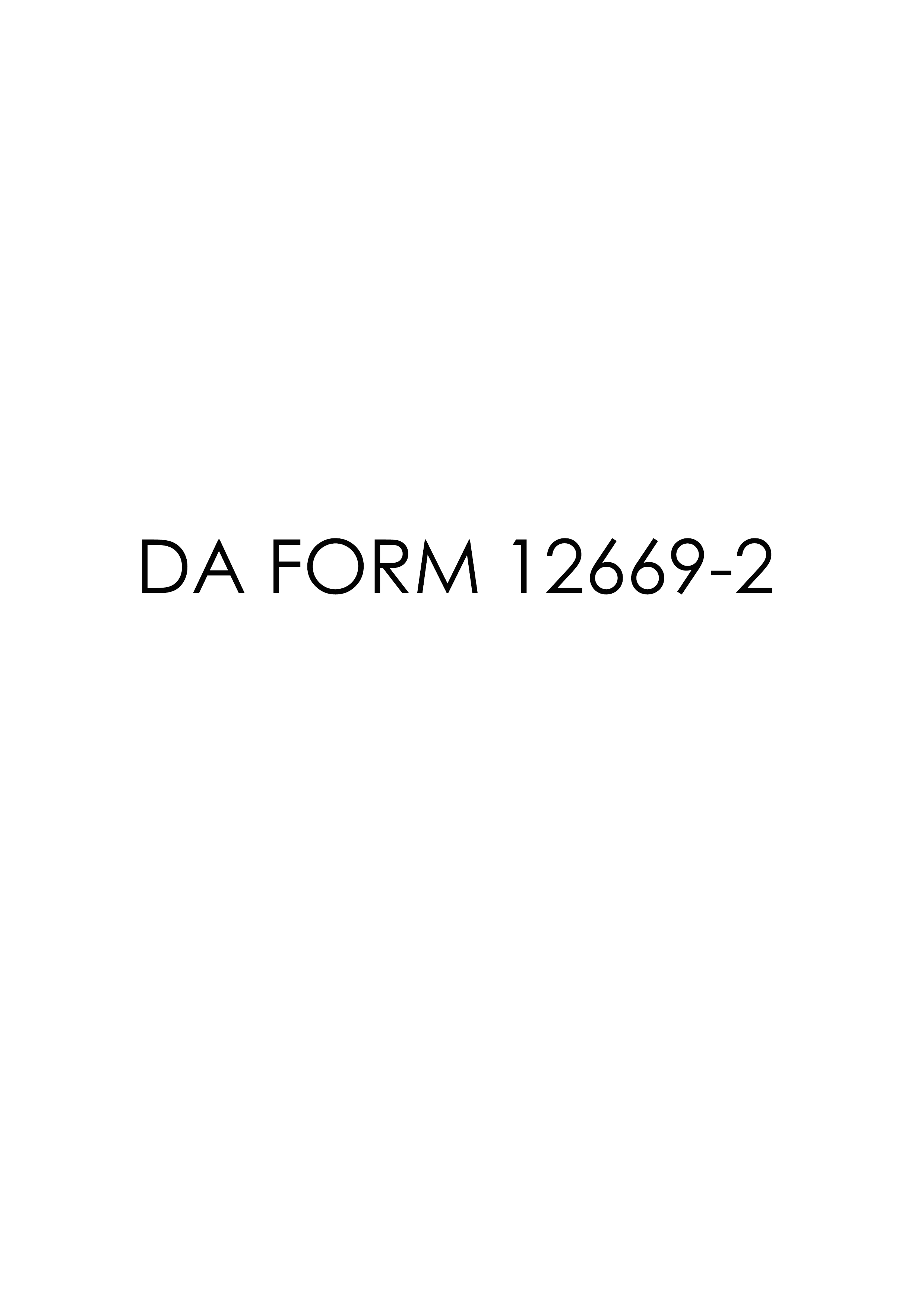 Download da Form 12669-2