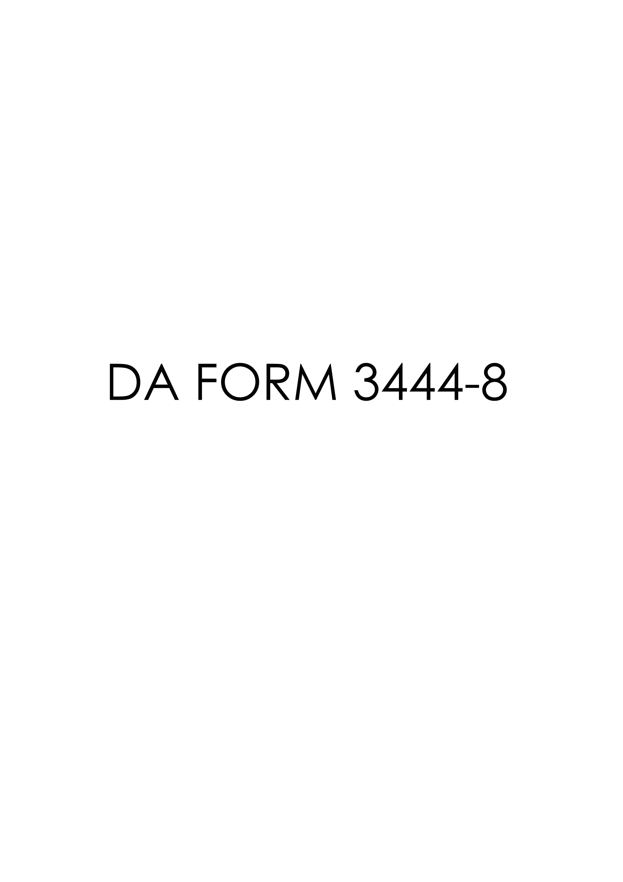 Download da Form 3444-8