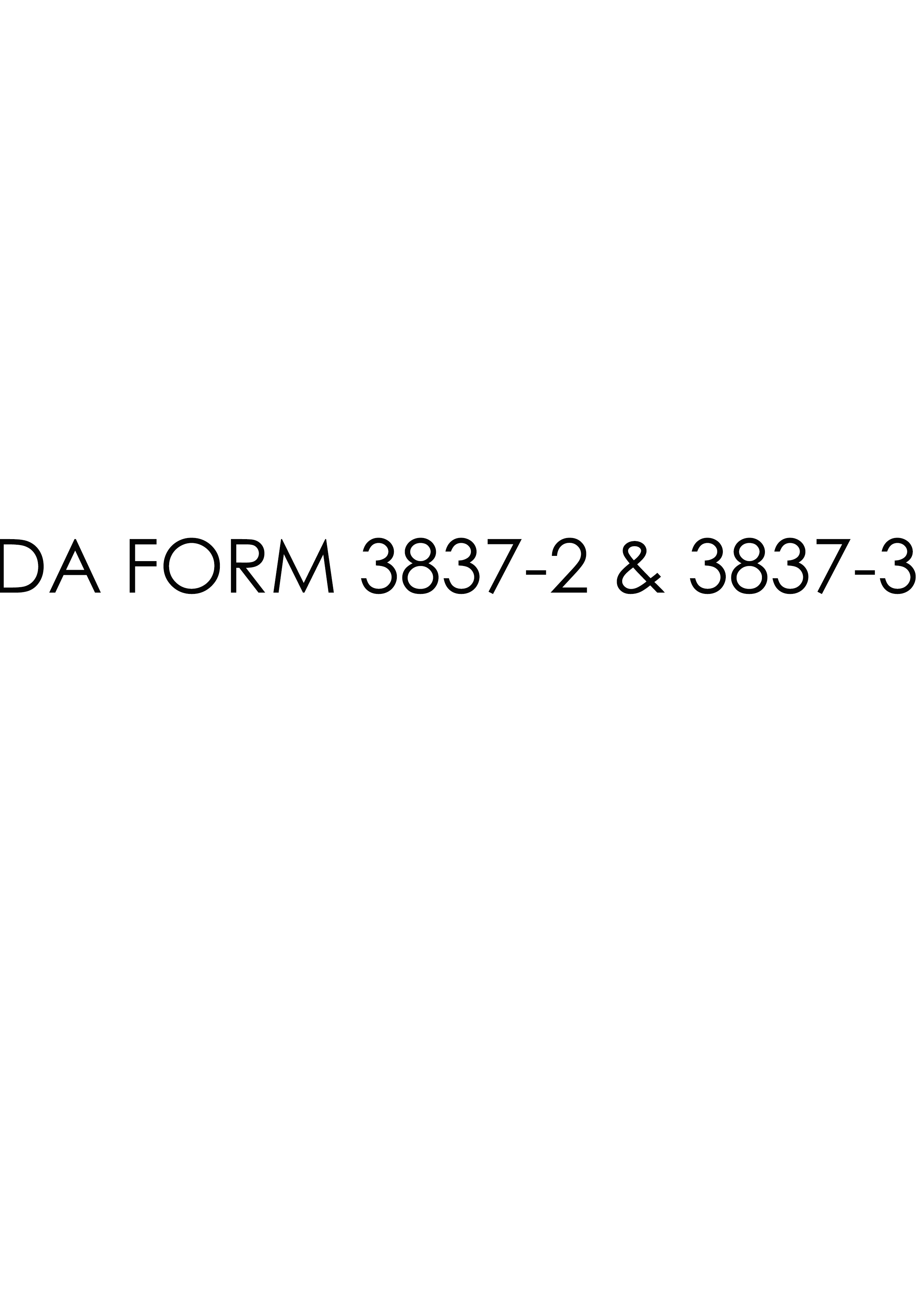 Download da Form 3837-2 & 3837-3