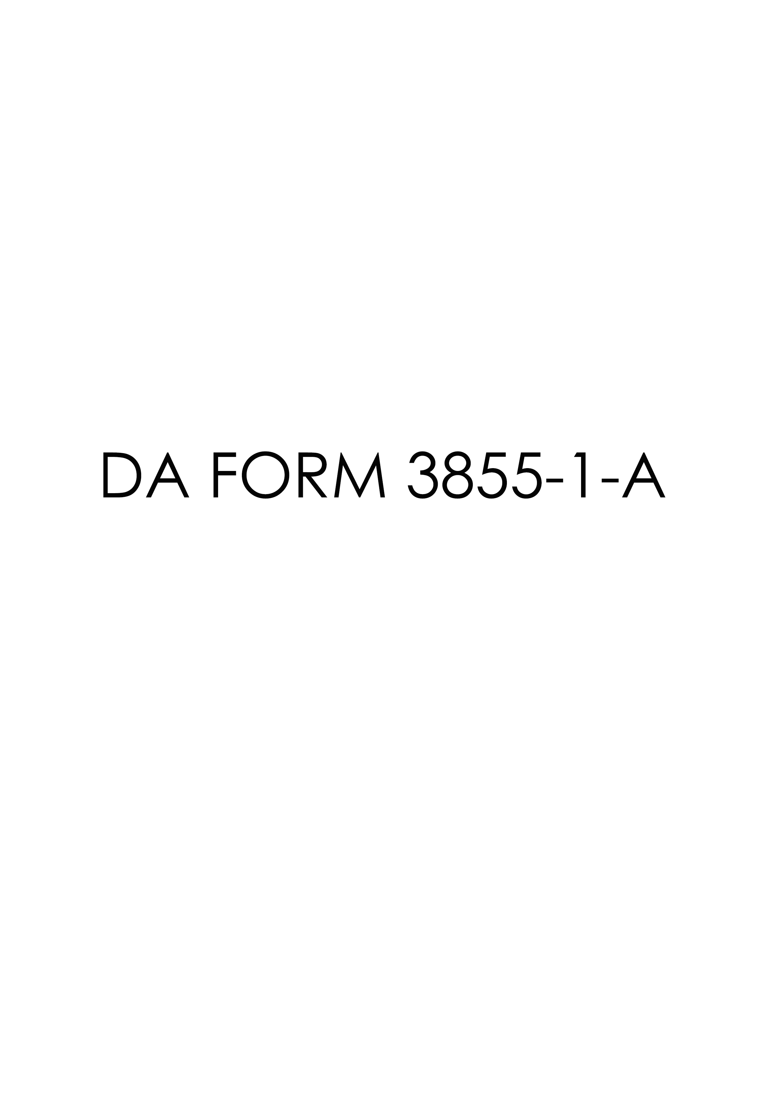 Download da Form 3855-1-A