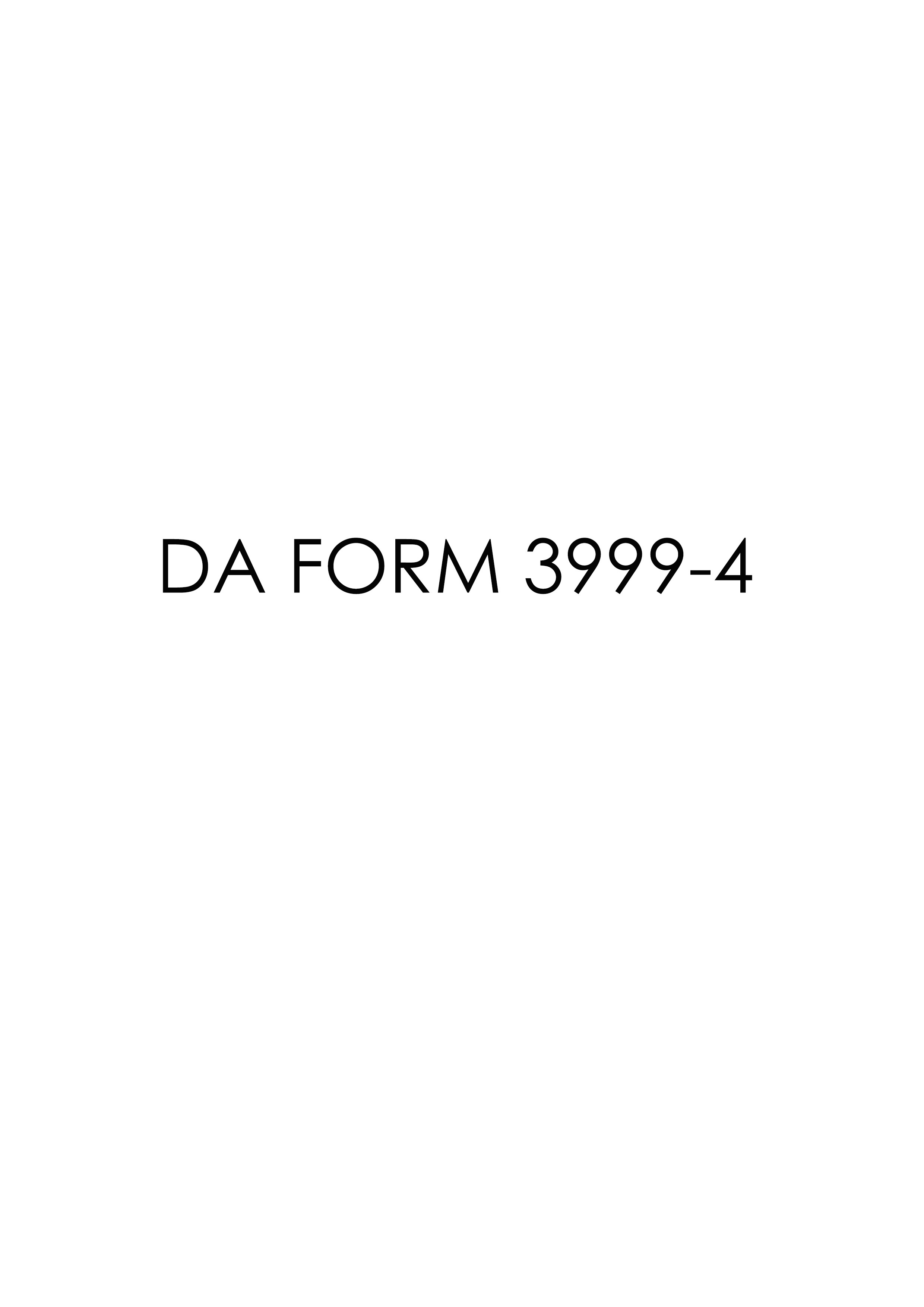 Download da Form 3999-4