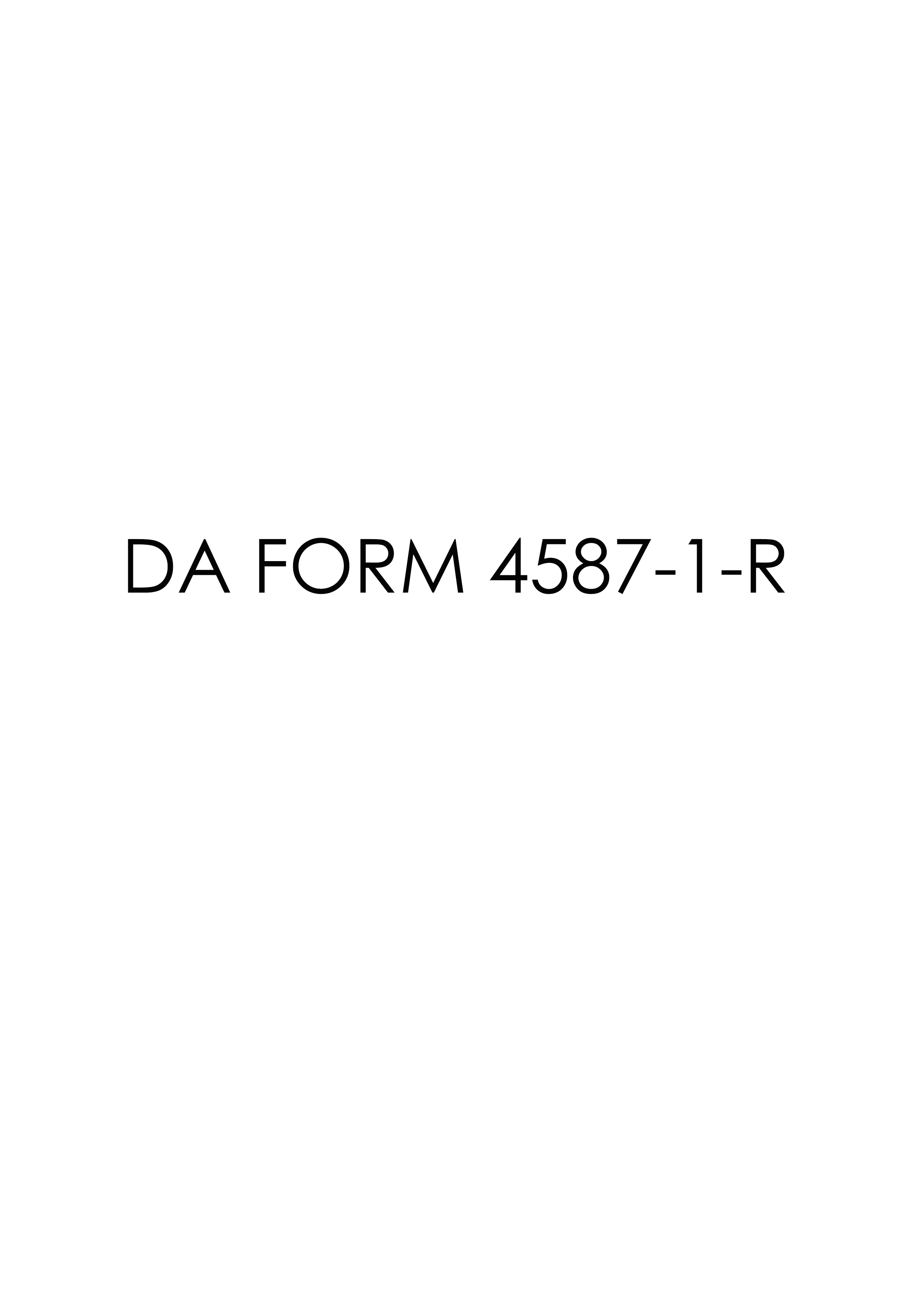 Download da Form 4587-1-R