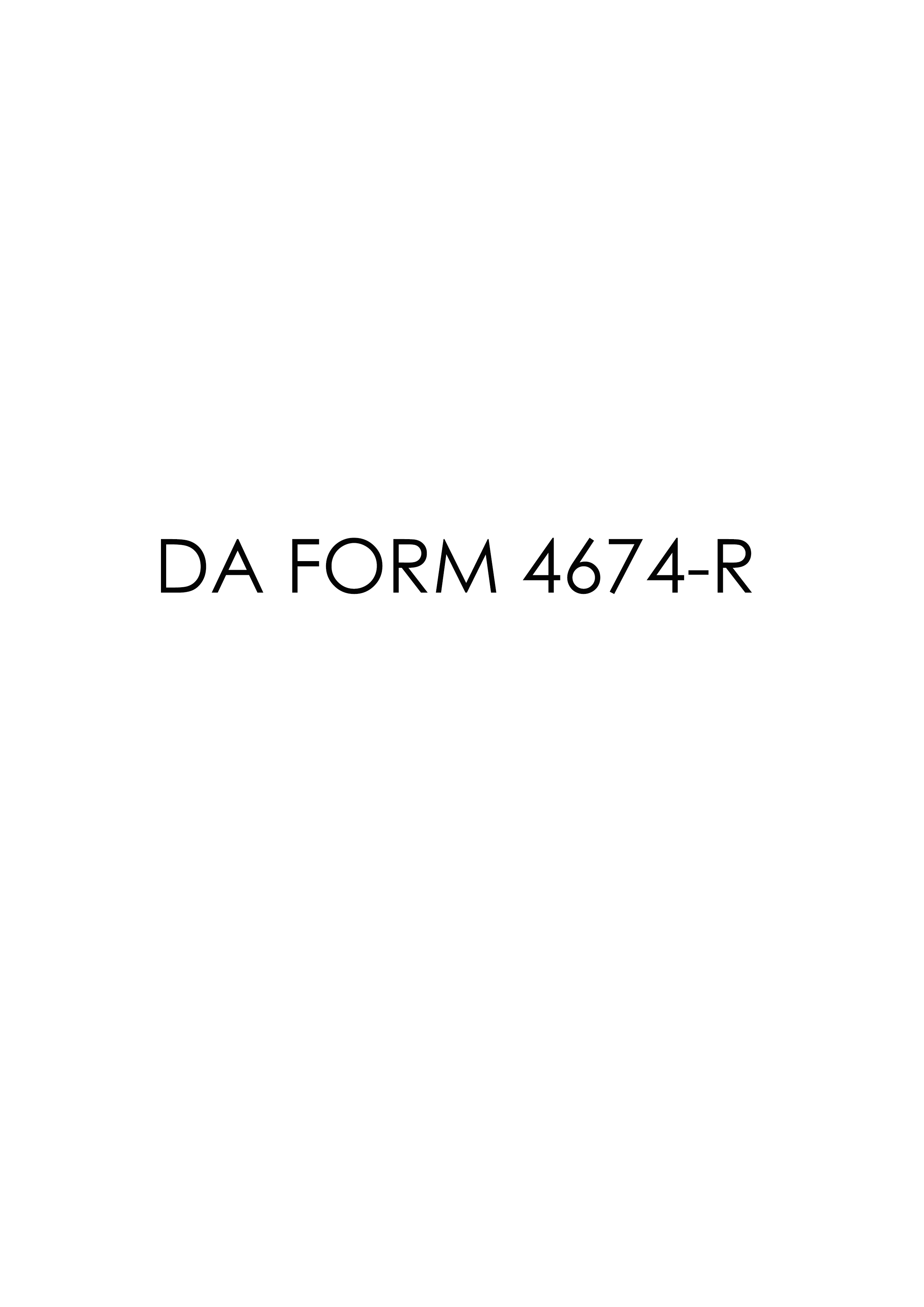 Download da Form 4674-R