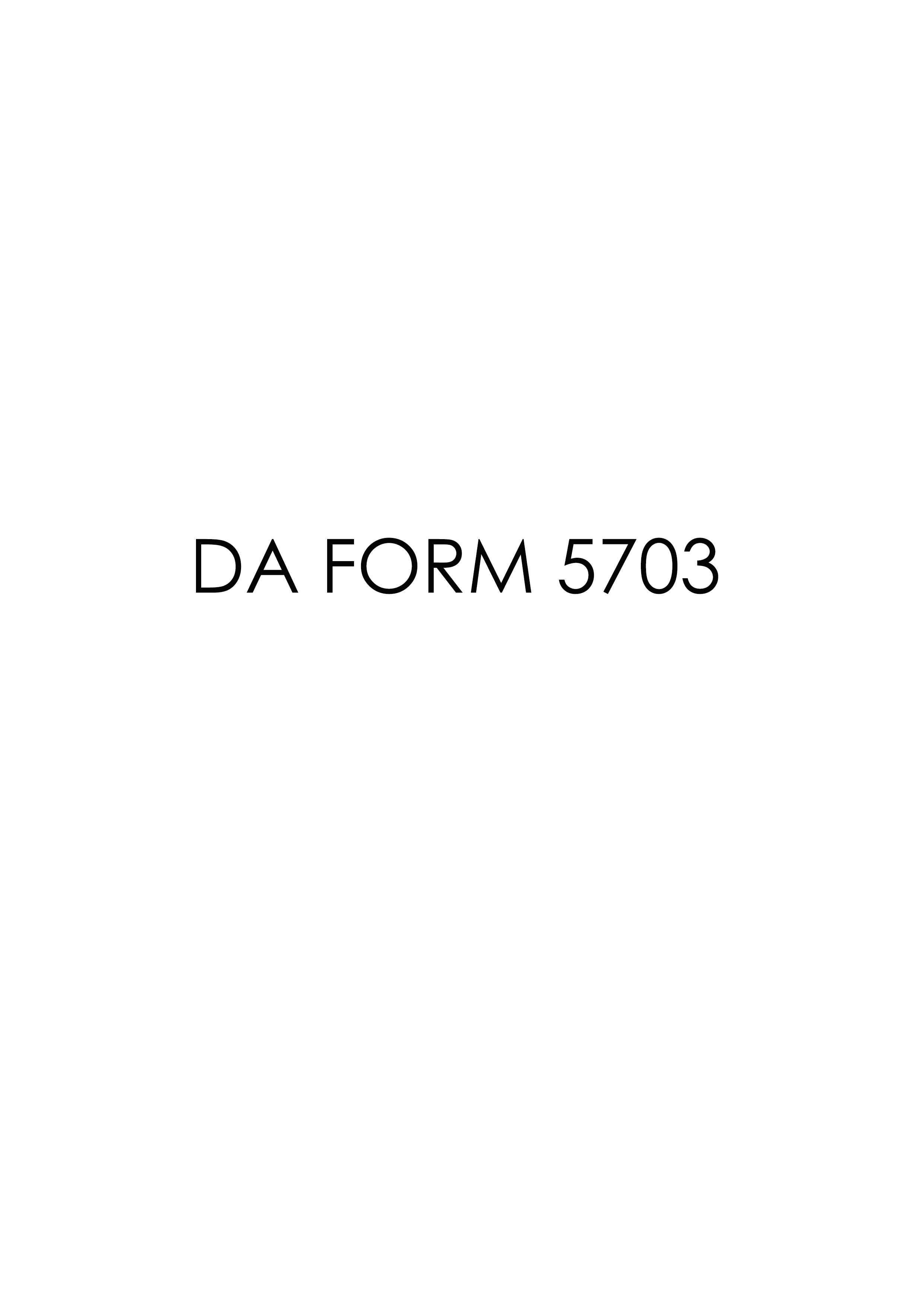 Download da Form 5703