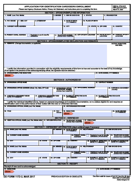 Download dd Form 1172-2