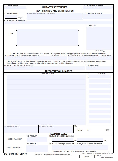 Download dd Form 117