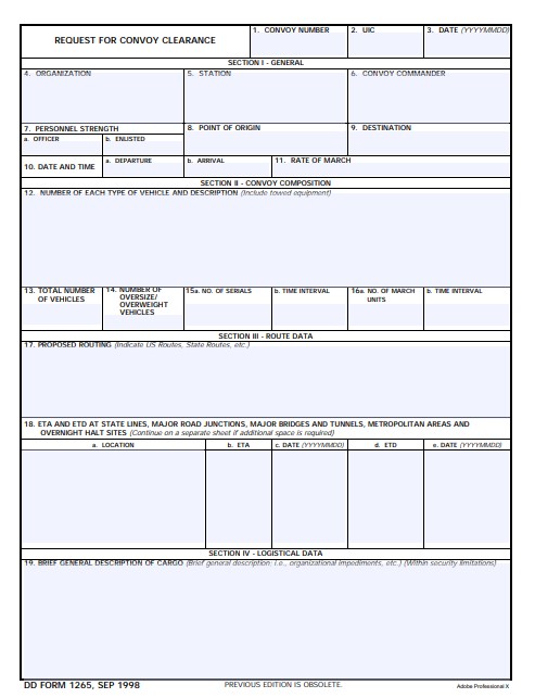 Download dd Form 1265