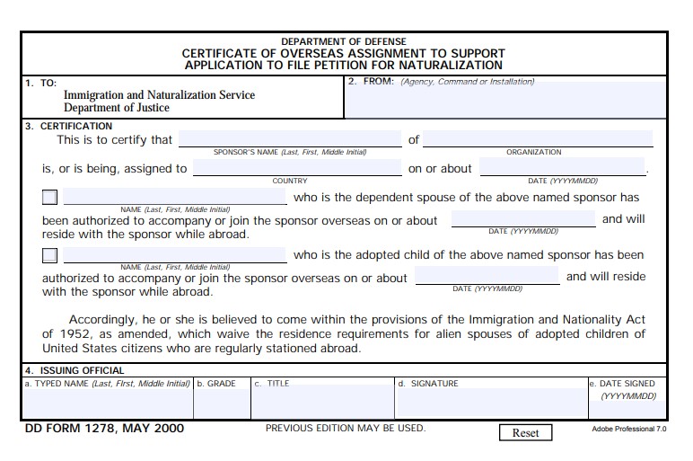 Download dd Form 1278