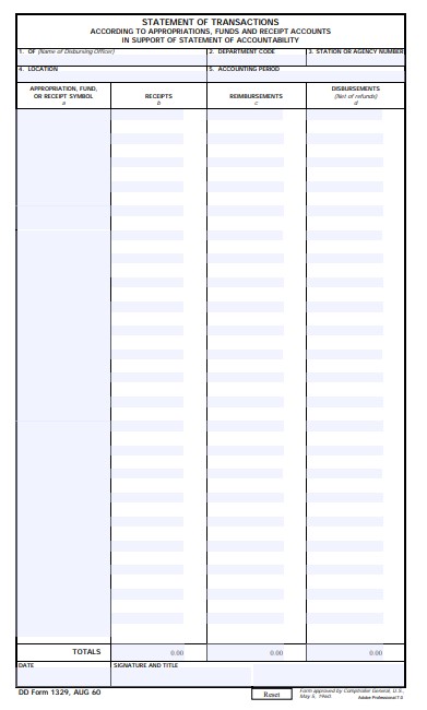 Download dd Form 1329