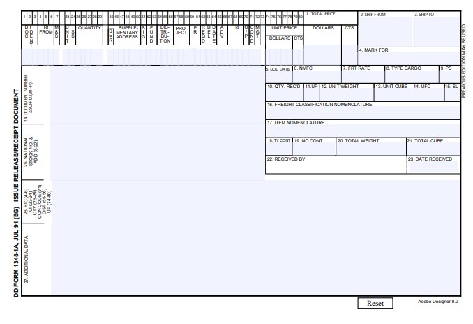 Download dd Form 1348-1A