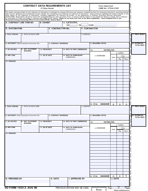 Download dd Form 1423-2