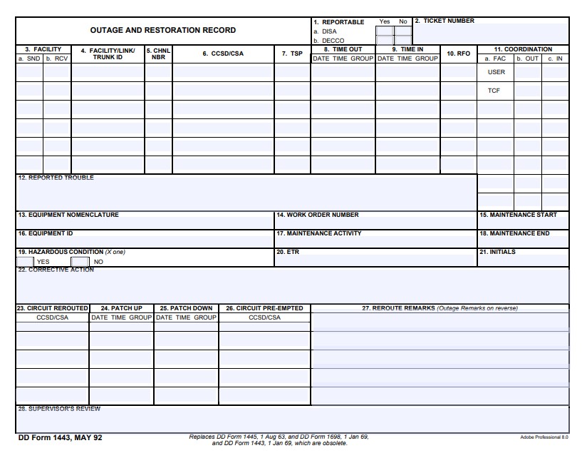 Download dd Form 1443