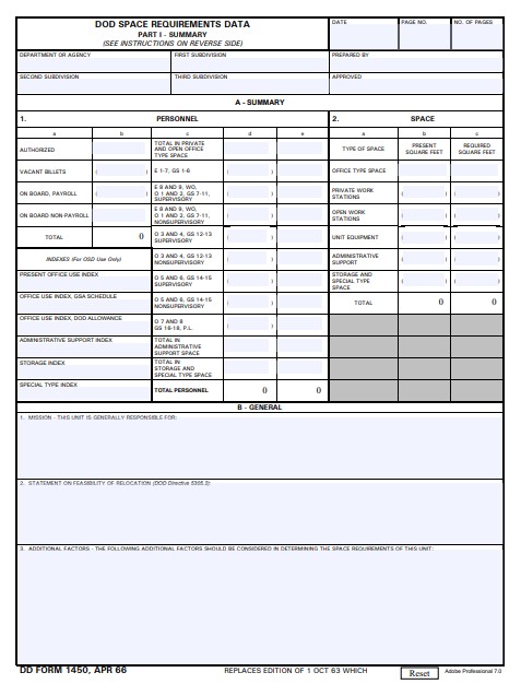 Download dd Form 1450