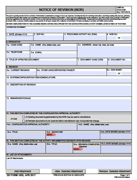 Download dd Form 1695