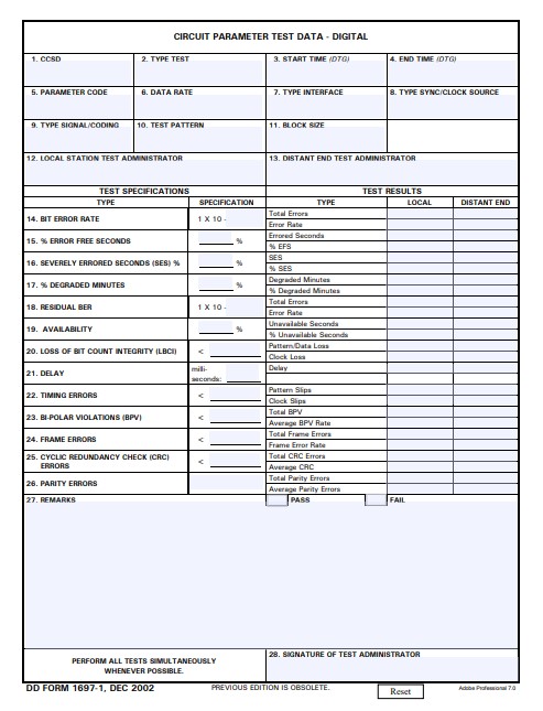 Download dd Form 1697-1