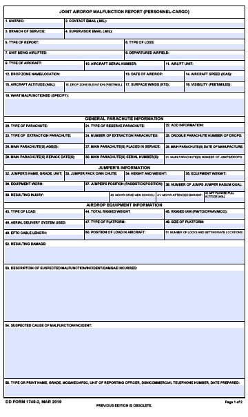 Download dd Form 1748-2