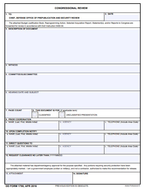 Download dd Form 1790