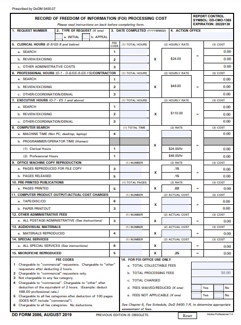 Download dd Form 2086