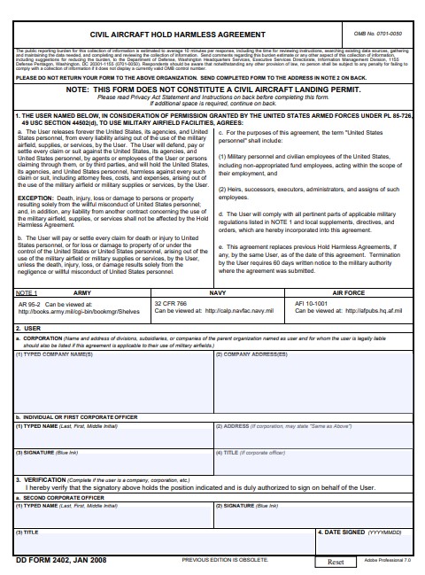 Download dd Form 2402