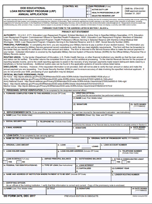 Download dd Form 2475