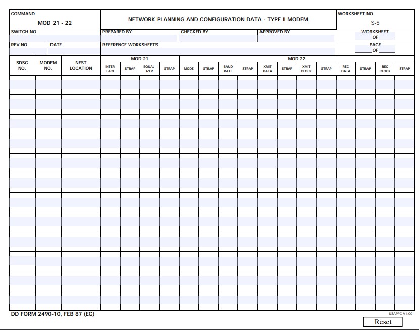 Download dd Form 2490-10