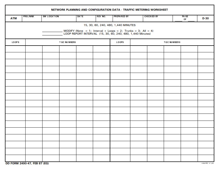 Download dd Form 2490-47