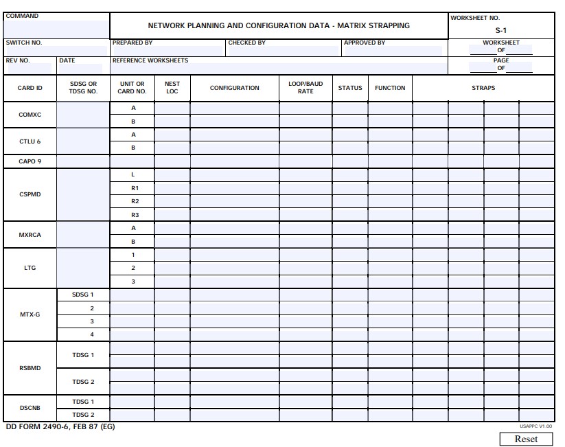 Download dd Form 2490-6