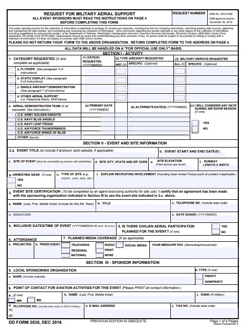 Download dd Form 2535