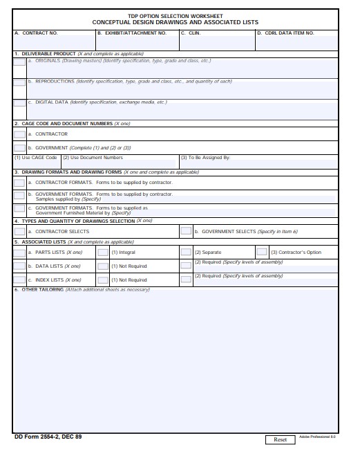 Download dd Form 2554-2