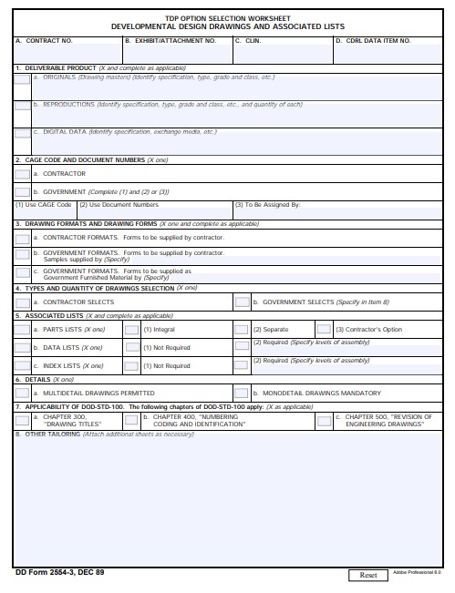 Download dd Form 2554-3